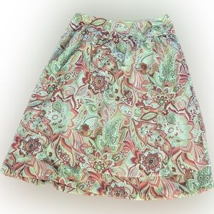 Paisley patterned skirt